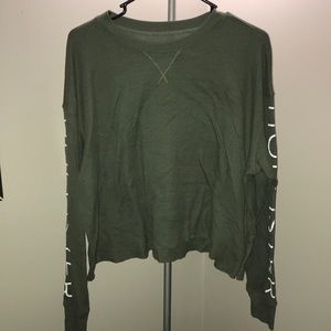 Hollister long sleeve waffle tee